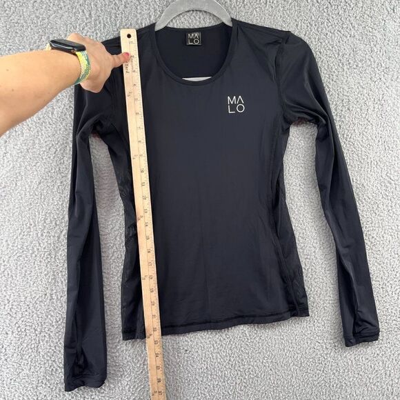 MALO MEN'S ENDURE LONG SLEEVE - BLACK Size Small - Picture 7 of 12